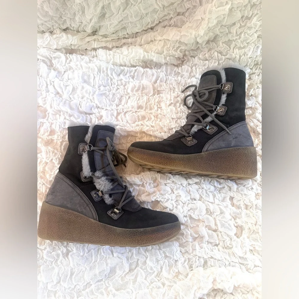 Cougar Dylan Waterproof Wedge Mid-Calf Boots Size 8 EU38.5 - Picture 4 of 10